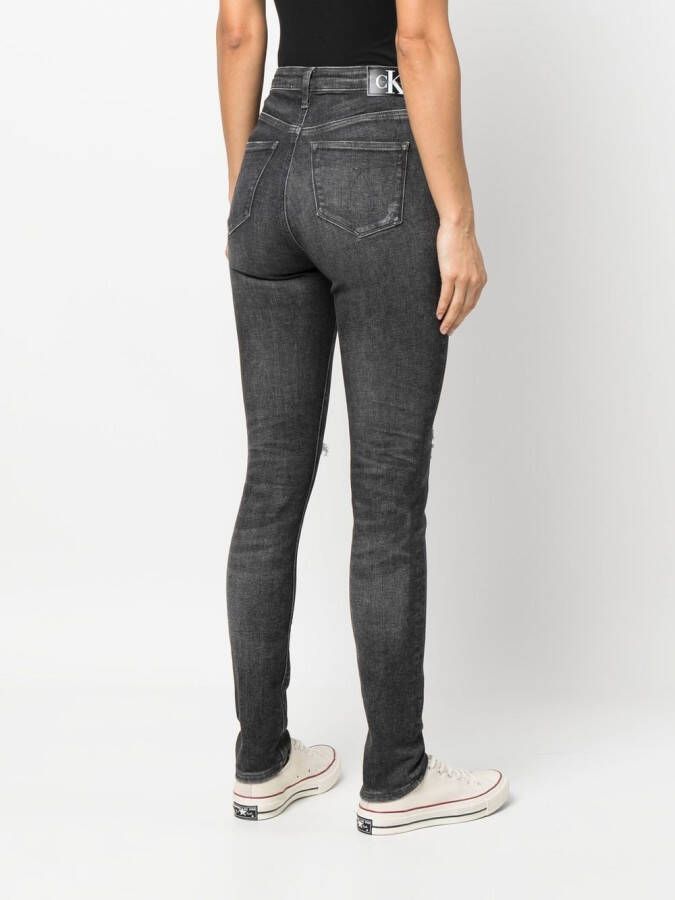 Calvin Klein Jeans Gerafelde jeans Grijs