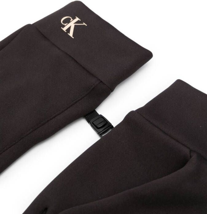 Calvin Klein Jeans Handschoenen met logoprint Zwart