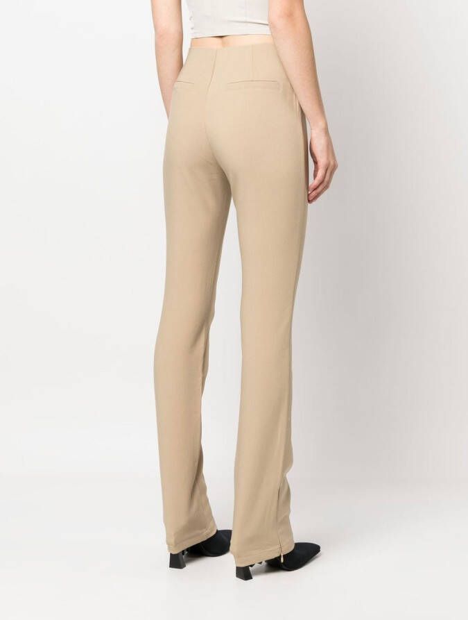Calvin Klein Jeans High waist broek Beige