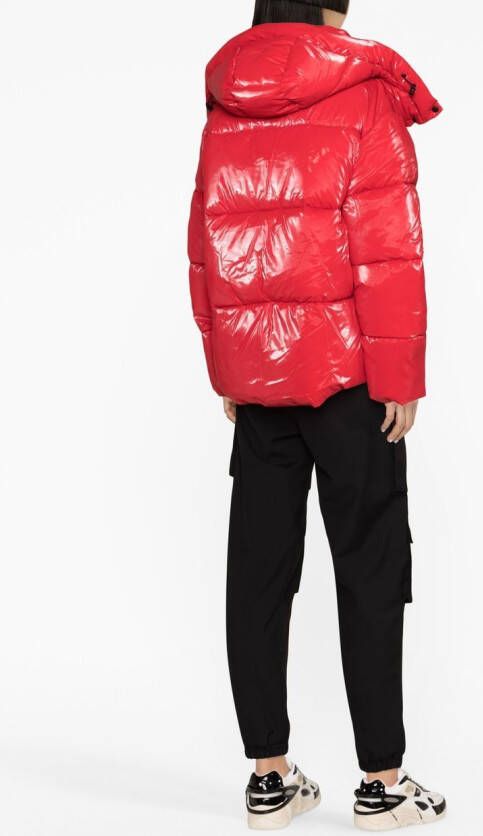 Calvin Klein Jeans Donsjas met capuchon XL6 Candy Apple