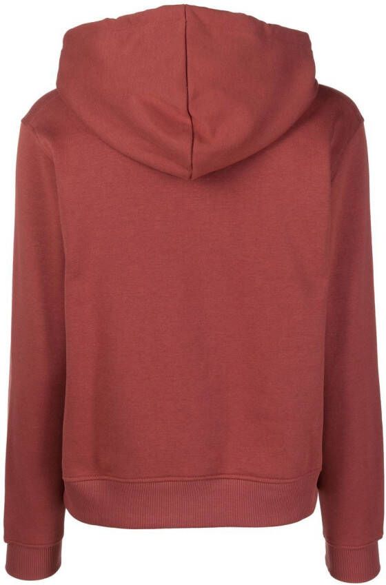 Calvin Klein Jeans Hoodie met logo Bruin