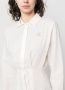 Calvin Klein Jeans T-shirtjurk met geborduurd logo Beige - Thumbnail 5