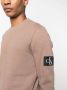 Calvin Klein Jeans Sweater met logopatch Bruin - Thumbnail 5