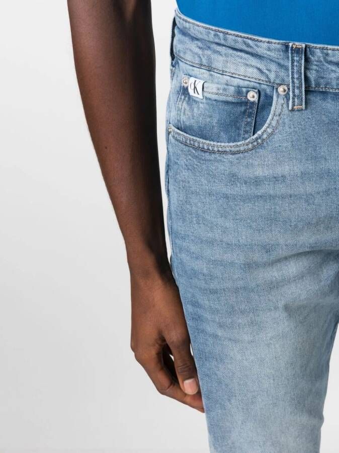 Calvin Klein Jeans met logopatch Blauw