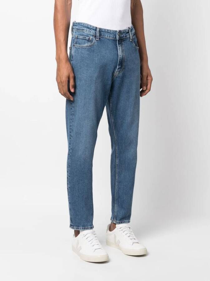 Calvin Klein Jeans met toelopende pijpen Blauw