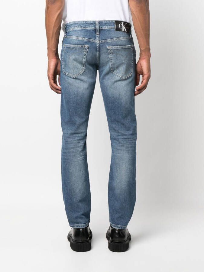Calvin Klein Jeans Slim-fit jeans Blauw