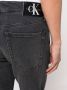Calvin Klein Jeans mid-rise slim-fit jeans Zwart - Thumbnail 5
