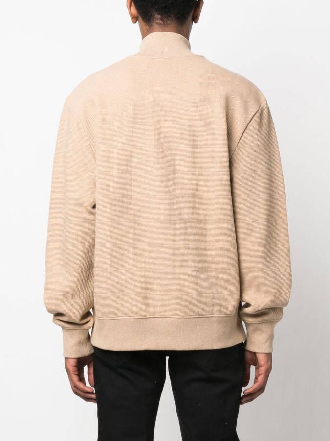 Calvin Klein Jeans Sweater met hoge hals Beige