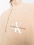 Calvin Klein Jeans Sweater met hoge hals Beige - Thumbnail 5