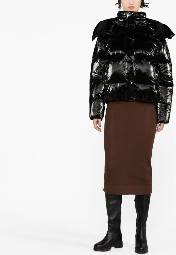 Calvin Klein Jeans Donsjas met capuchon Zwart