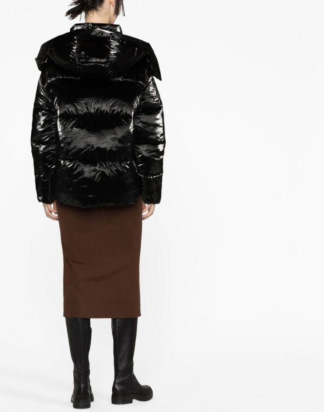 Calvin Klein Jeans Donsjas met capuchon Zwart