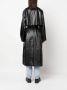 Calvin Klein Jeans Trenchcoat met gestrikt effect Zwart - Thumbnail 4