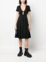 Calvin Klein Jeans Midi-jurk met korte mouwen Zwart - Thumbnail 2