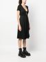 Calvin Klein Jeans Midi-jurk met korte mouwen Zwart - Thumbnail 3