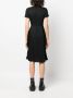 Calvin Klein Jeans Midi-jurk met korte mouwen Zwart - Thumbnail 4