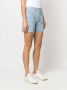 Calvin Klein Jeans Shorts met gerafelde afwerking Blauw - Thumbnail 3