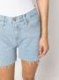 Calvin Klein Jeans Shorts met gerafelde afwerking Blauw - Thumbnail 5