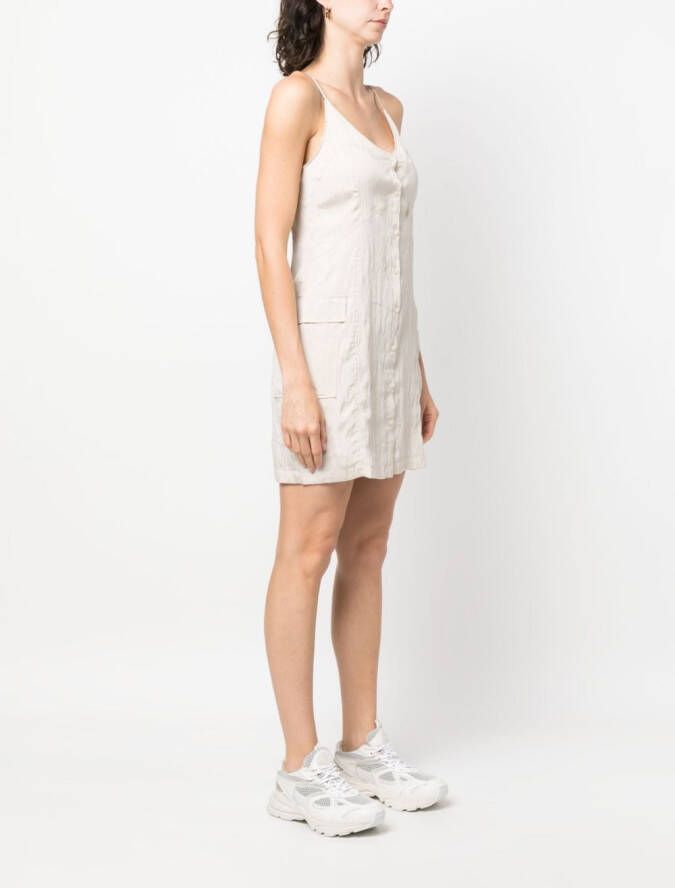 Calvin Klein Jeans Mouwloze mini-jurk Beige