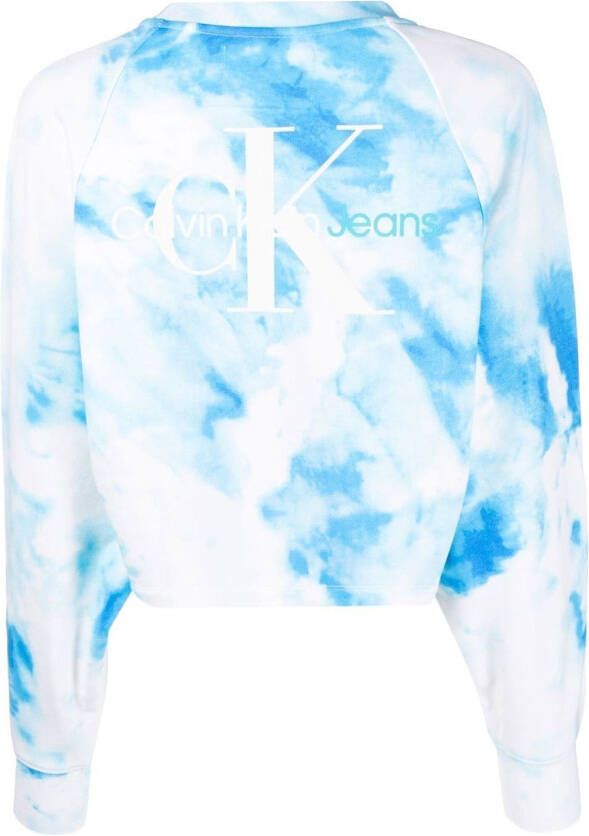 Calvin Klein Jeans Sweater met print Blauw