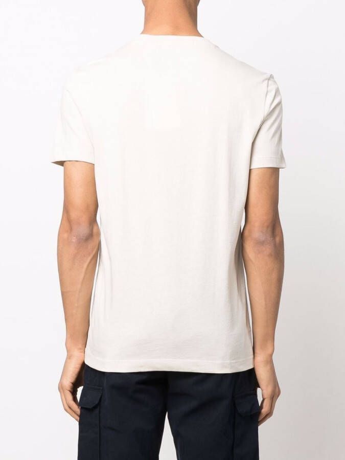 Calvin Klein Jeans T-shirt met logoprint Beige