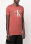 Calvin Klein Jeans T-shirt met logoprint Bruin - Thumbnail 3