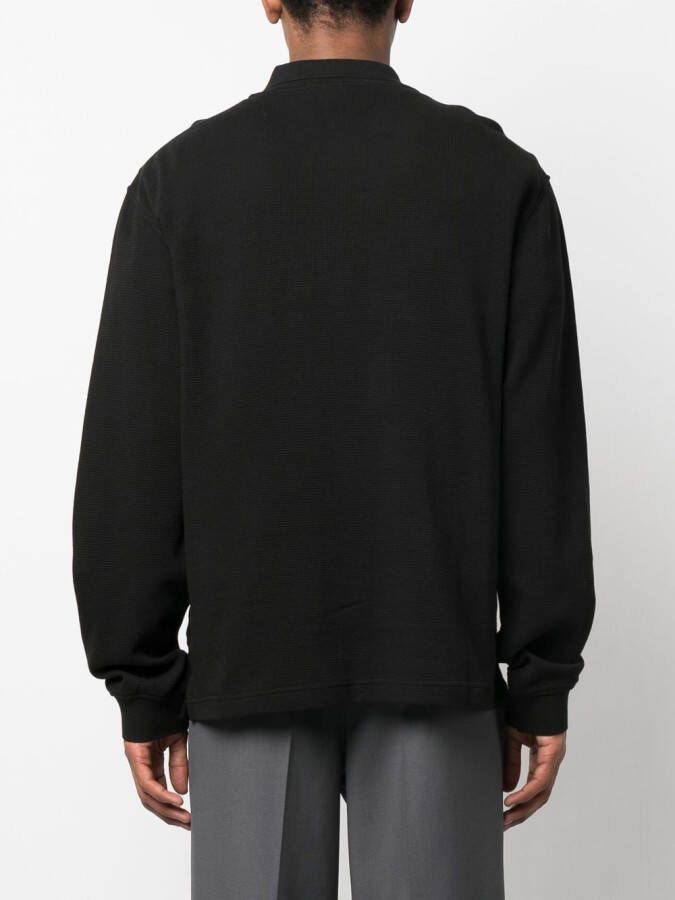 Calvin Klein Jeans Top met logopatch Zwart