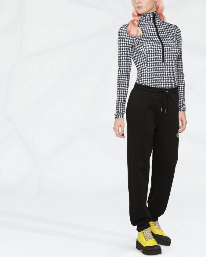 Calvin Klein Jeans Trainingsbroek met geborduurd logo Zwart