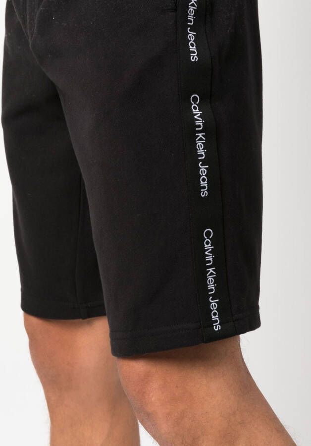 Calvin Klein Jeans Trainingsbroek met logo afwerking Zwart