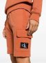 Calvin Klein Jeans Trainingsbroek met logopatch Oranje - Thumbnail 4