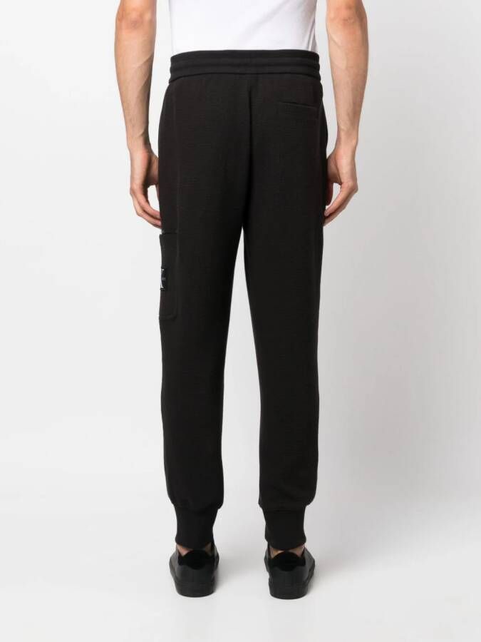Calvin Klein Jeans Trainingsbroek met wafel-effect Zwart