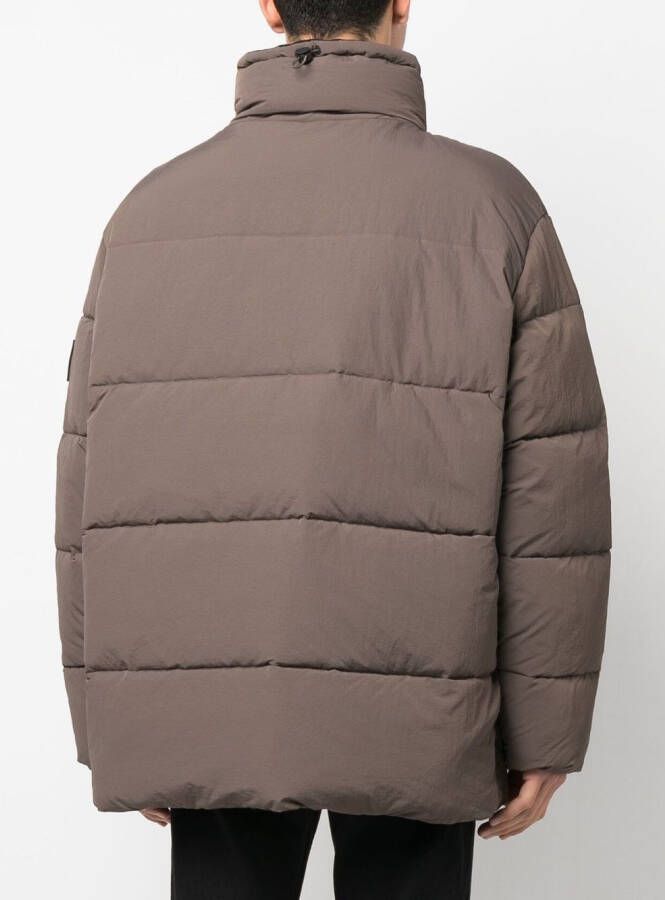 Calvin Klein Jeans Gewatteerde donsjas Grijs