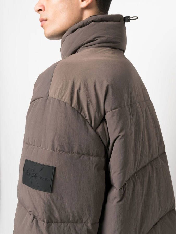 Calvin Klein Jeans Gewatteerde donsjas Grijs