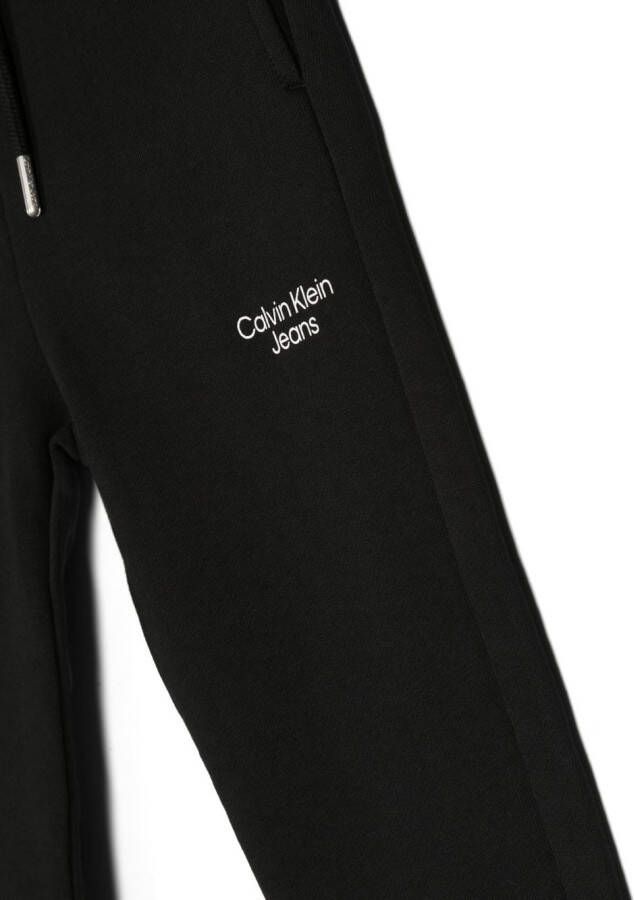 Calvin Klein Kids Trainingspak van biologisch katoen Zwart