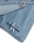 Calvin Klein Kids Spijkershorts met geborduurd logo Blauw - Thumbnail 3