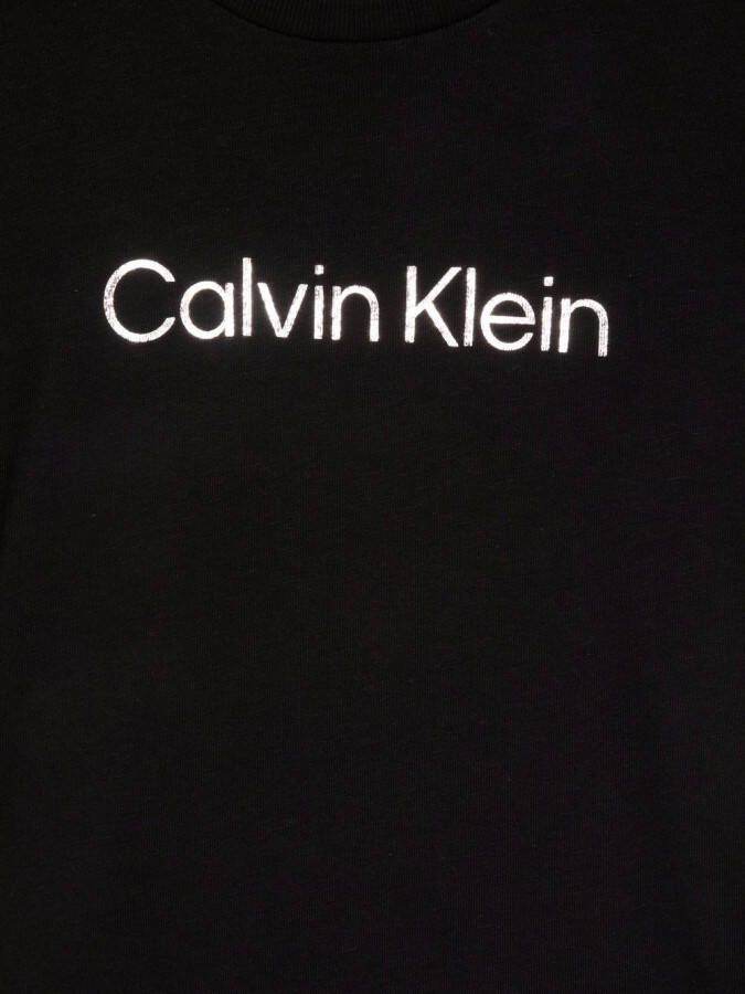 Calvin Klein Kids Flared jurk Zwart