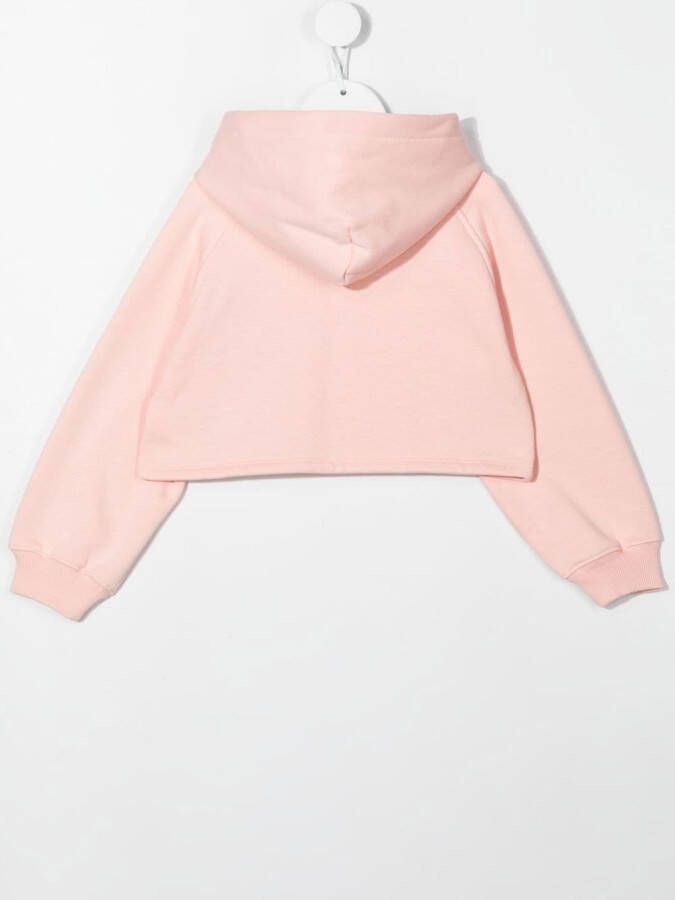 Calvin Klein Kids Hoodie met logoprint Roze
