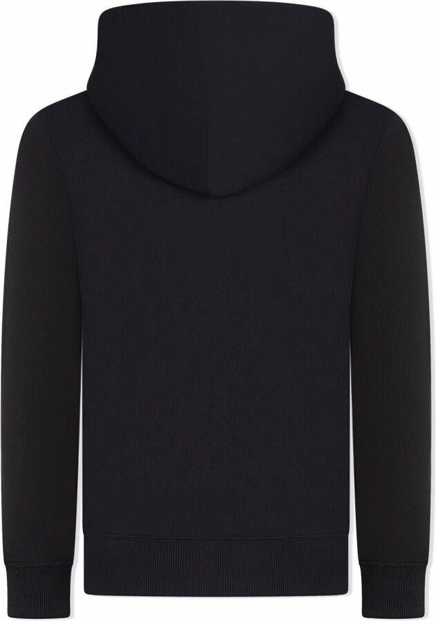 Calvin Klein Kids Hoodie met logoprint Zwart