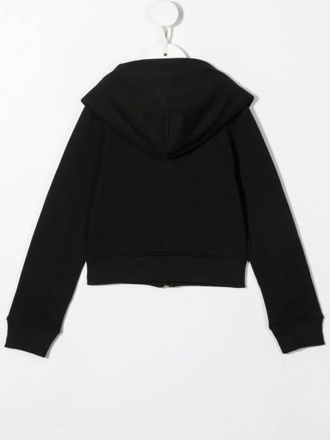 Calvin Klein Kids Hoodie met logoprint Zwart