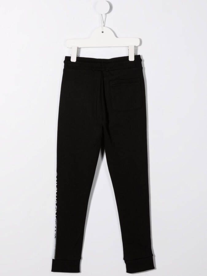 Calvin Klein Kids Joggingbroek met logoprint Zwart