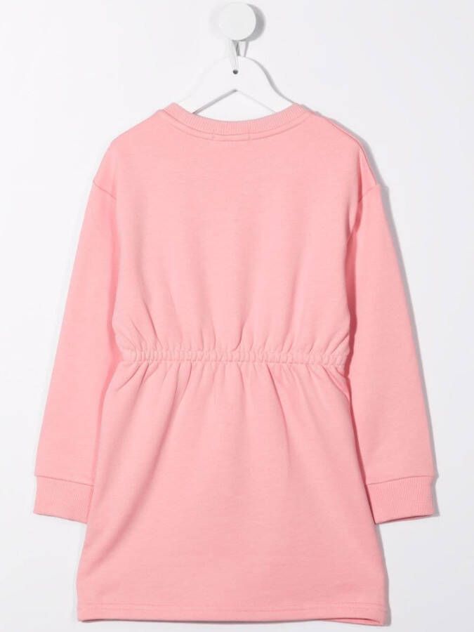 Calvin Klein Kids Jurk met logoprint Roze