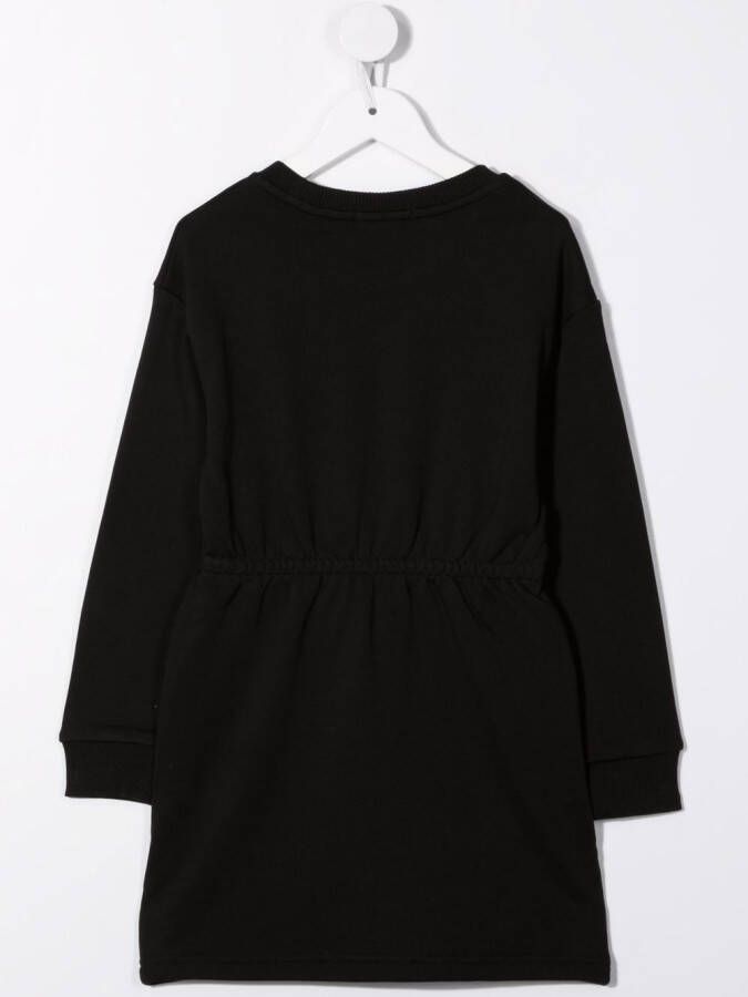Calvin Klein Kids Jurk met logoprint Zwart