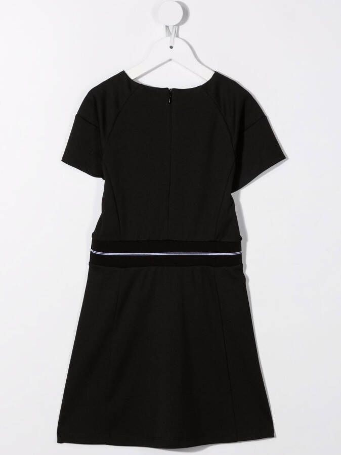 Calvin Klein Kids Jurk met logoprint Zwart
