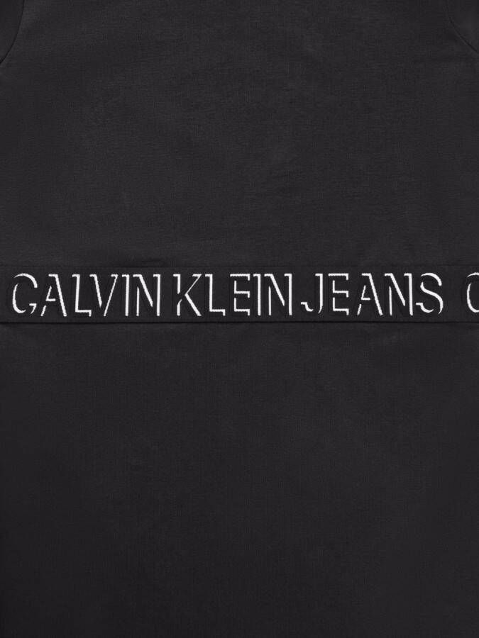 Calvin Klein Kids Jurk met logoprint Zwart