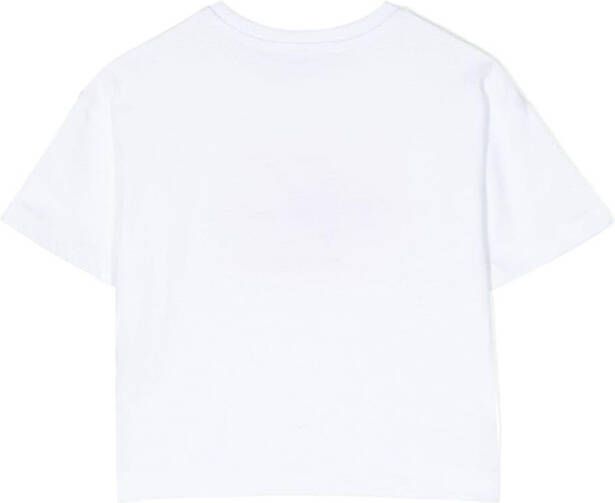 Calvin Klein Kids T-shirt met geborduurd logo Wit