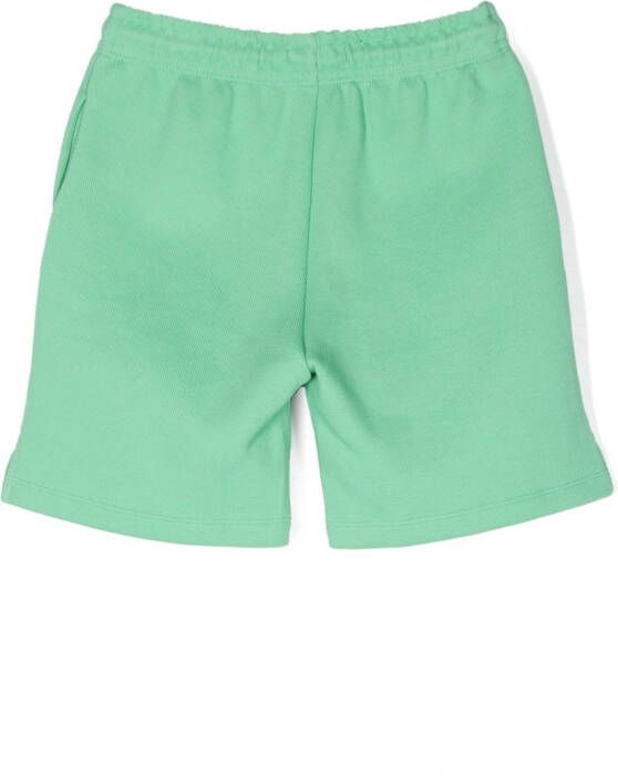 Calvin Klein Kids Shorts met geborduurd logo Groen