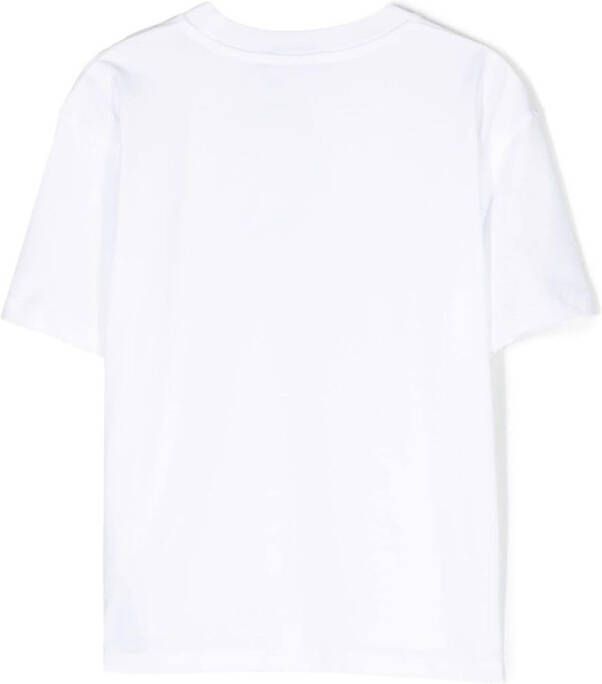 Calvin Klein Kids T-shirt met geborduurd logo Wit