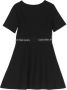 Calvin Klein Kids Jurk met korte mouwen Zwart - Thumbnail 2
