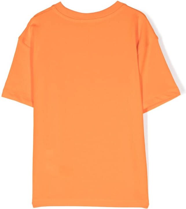 Calvin Klein Kids T-shirt met geborduurd logo Oranje