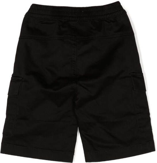 Calvin Klein Kids Bermuda shorts met logopatch Zwart