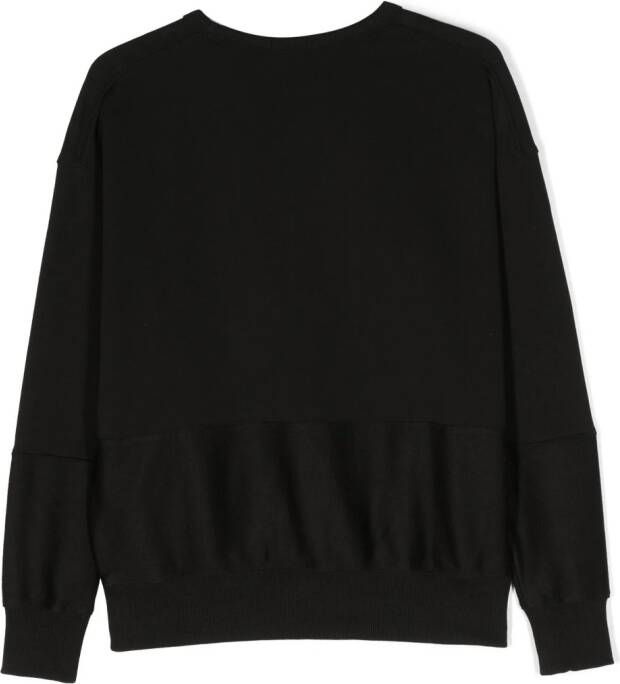 Calvin Klein Kids Sweater met logopatch Zwart